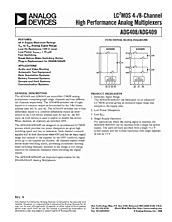 DataSheet ADG409 pdf