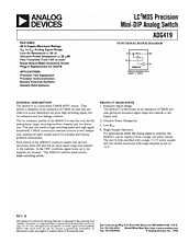 DataSheet ADG419 pdf