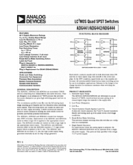 DataSheet ADG441 pdf