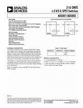 DataSheet ADG601 pdf