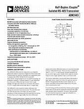 DataSheet ADM2483 pdf