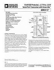 DataSheet ADM3311E pdf