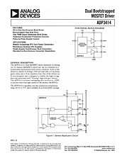 DataSheet ADP3414 pdf