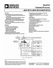 DataSheet ADSP-BF531 pdf
