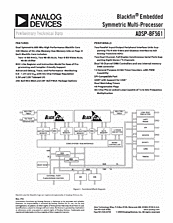 DataSheet ADSP-BF561 pdf
