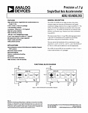 DataSheet ADXL103 pdf