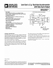 DataSheet ADXL202AE pdf