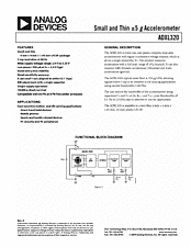 DataSheet ADXL320 pdf