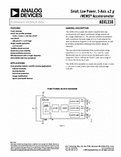 DataSheet ADXL330 pdf