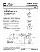 DataSheet OP27 pdf