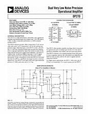 DataSheet OP270 pdf