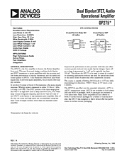 DataSheet OP275 pdf