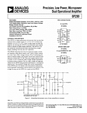 DataSheet OP290 pdf