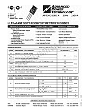DataSheet APT30D20BCA pdf