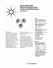 DataSheet APDS-9002 pdf