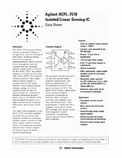 DataSheet HCPL-7510 pdf