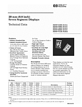 DataSheet HDSP-3x0x pdf