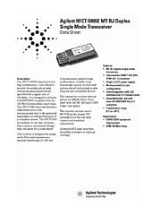 DataSheet HFCT-5905 pdf