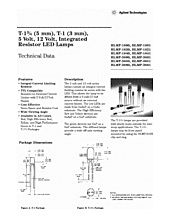 DataSheet HLMP-1620 pdf