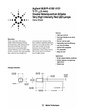DataSheet HLMP-4100 pdf