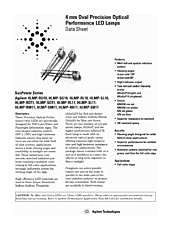 DataSheet HLMP-SB11 pdf