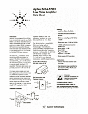 DataSheet MGA52543 pdf