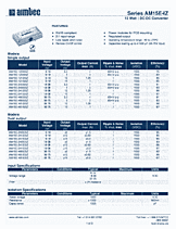 DataSheet AM15E-IZ pdf