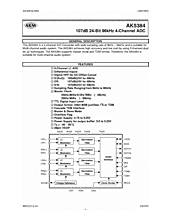 DataSheet AK5384 pdf