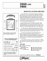 DataSheet 5801 pdf