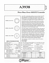 DataSheet A3938SLD pdf