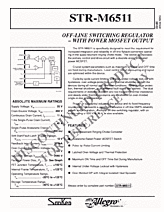 DataSheet STR-M6511 pdf