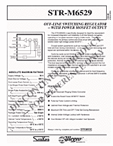 DataSheet STR-M6529 pdf