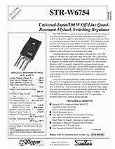 DataSheet STR-W6754 pdf