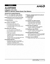 DataSheet Am29F080B pdf