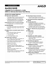 DataSheet Am29LV400B pdf