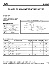 DataSheet 2N2646 pdf