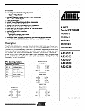 DataSheet AT24C08 pdf