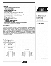 DataSheet AT24C164 pdf