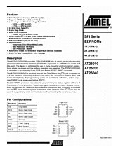 DataSheet AT25040 pdf