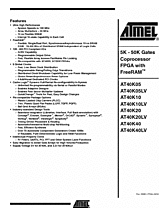 DataSheet AT40K05 pdf