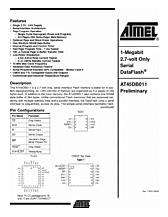 DataSheet AT45DB011 pdf