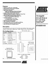 DataSheet AT45DB161B pdf