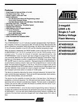 DataSheet AT49BV002A pdf