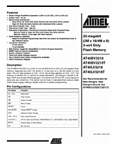 DataSheet AT49BV3218 pdf