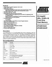 DataSheet AT49BV322A pdf