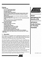 DataSheet AT73C213 pdf