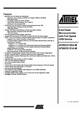 DataSheet AT89C5130A-M pdf