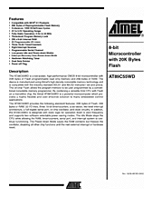 DataSheet AT89C55WD pdf