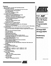 DataSheet ATmega165P pdf