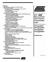 DataSheet ATmega329 pdf
